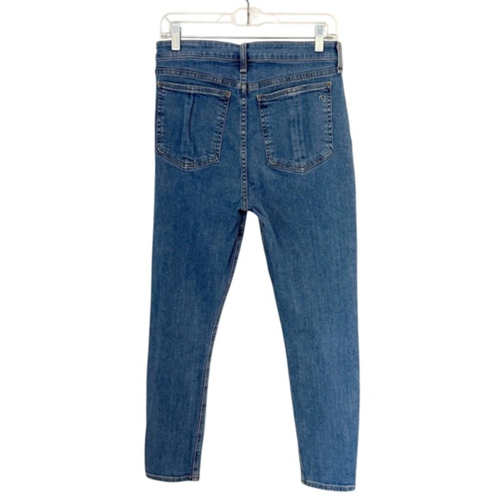 Rag & Bone Nina High Rise Ankle Skinny Jeans Button Fly Montana Wash Size 29 - Picture 3 of 8